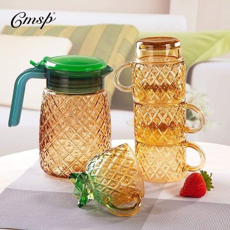 Bộ bình cốc dứa