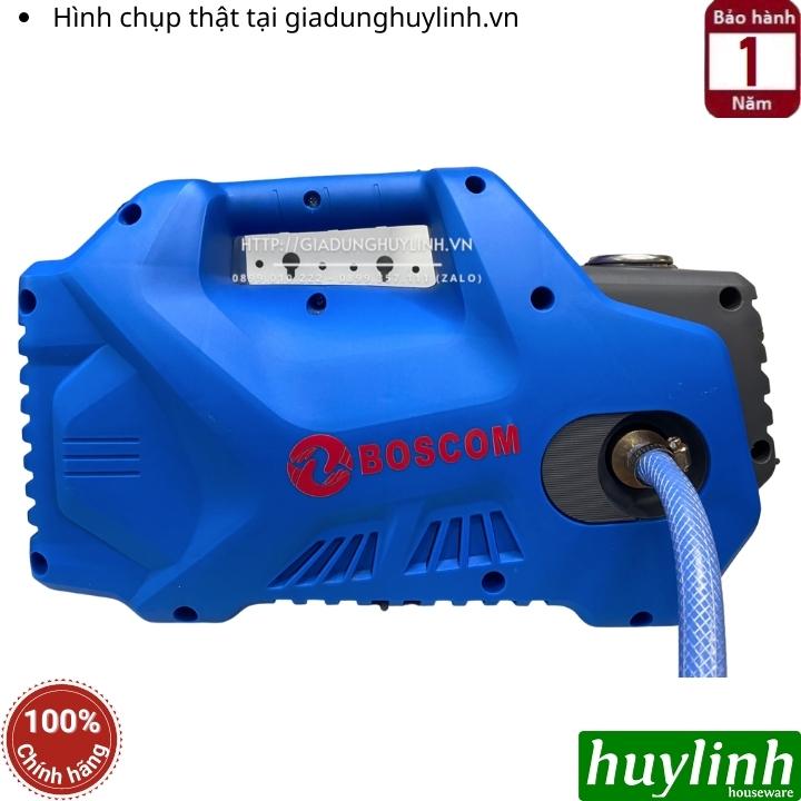 Máy xịt rửa xe Chỉnh Áp Boscom BT8 - 3200W - Tặng kèm béc rửa máy lạnh - motor từ lõi đồng 100%