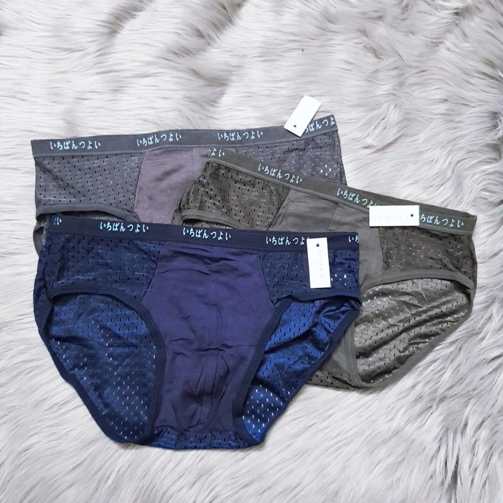 COMBO 3 CHIẾC QUẦN LÓT NAM TAM GIÁC THÔNG HƠI HÀNG XUẤT ĐẸP SIÊU HOT