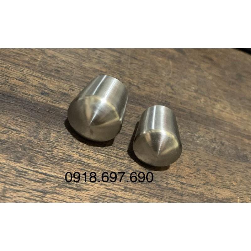 Nắp chụp đầu ống cây phi tròn Inox phi 16/19