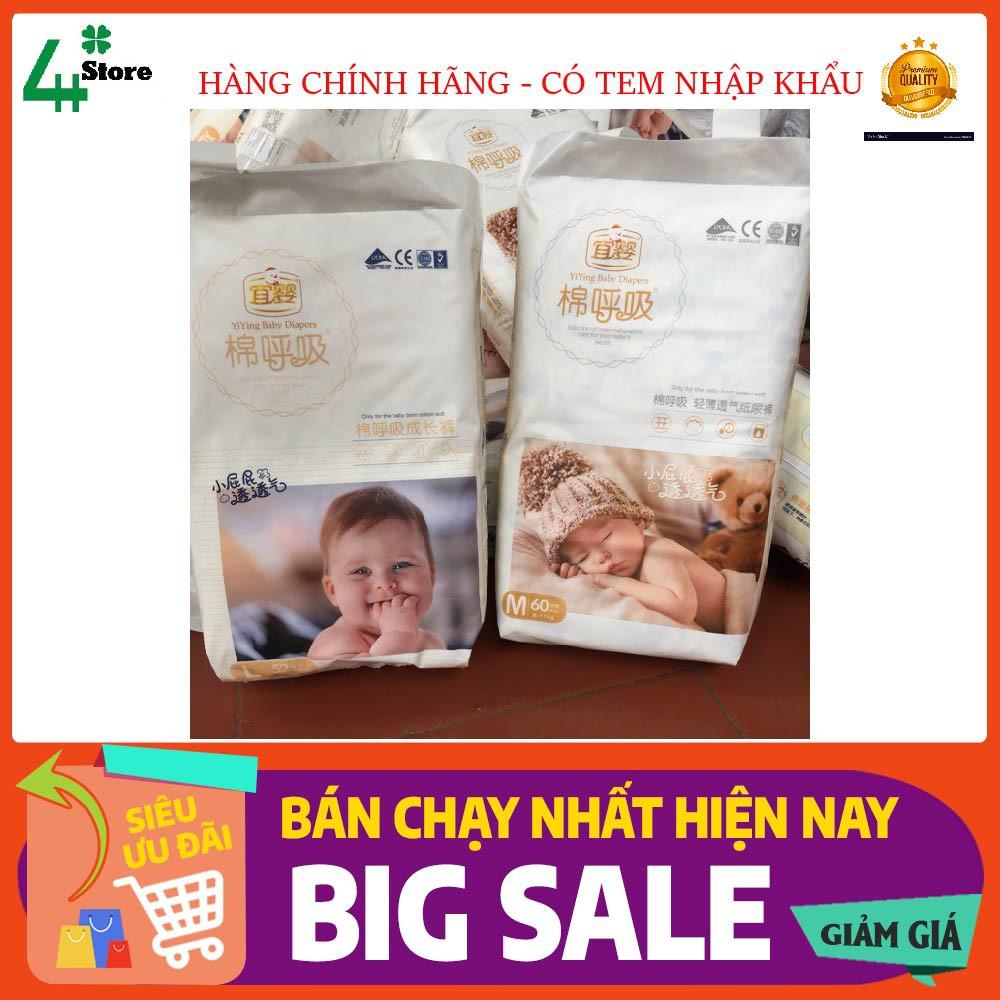 COMBO 2 Bỉm Dán/Quần YIYING HƠI THỞ BÔNG Nội Địa Trung Đủ Size S72/M60/L52/XL44/XXL40/XXXL36