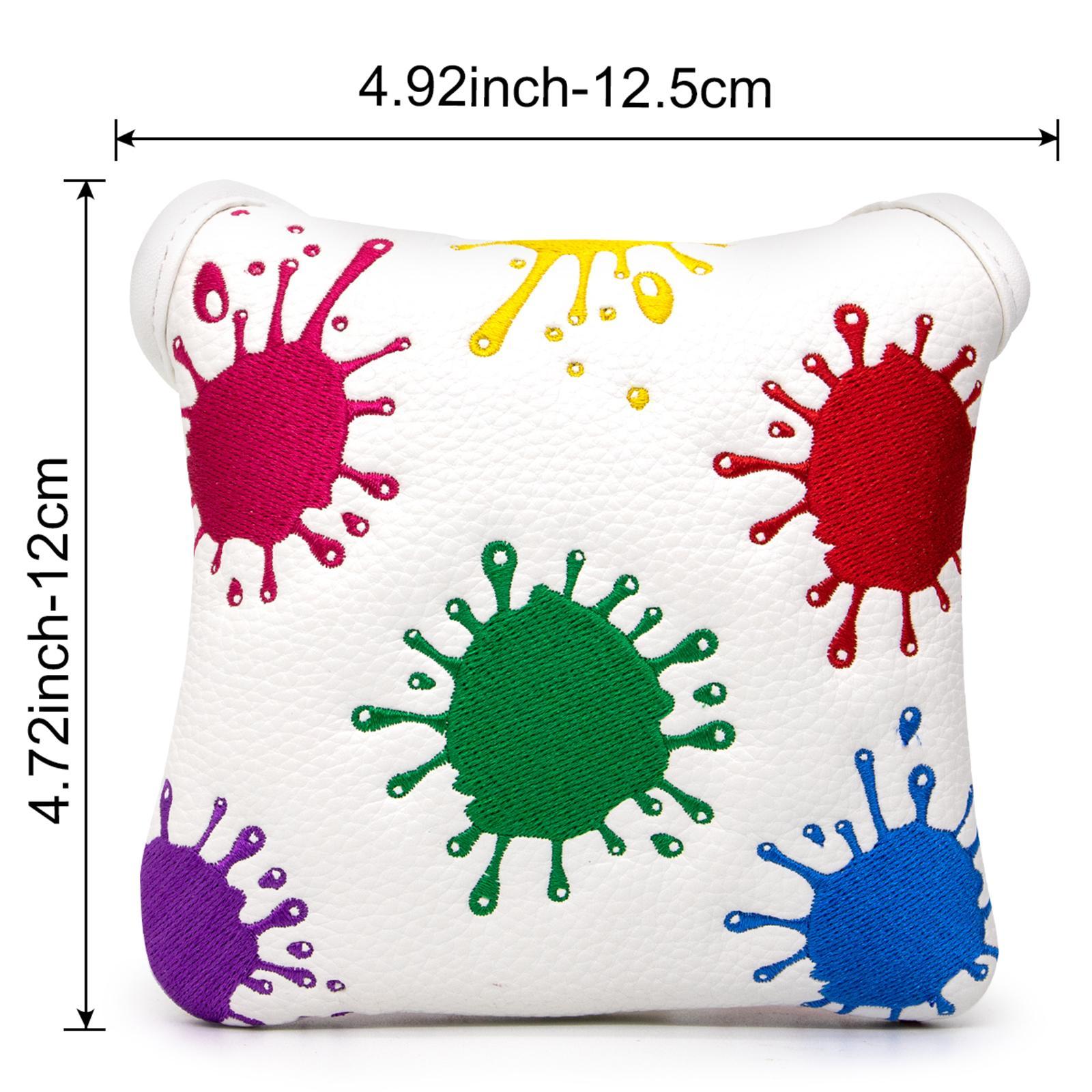 Golf Mallet Putter Head Cover Golf Club Headcover Training Equipment Wrap Sleeve for Women Men