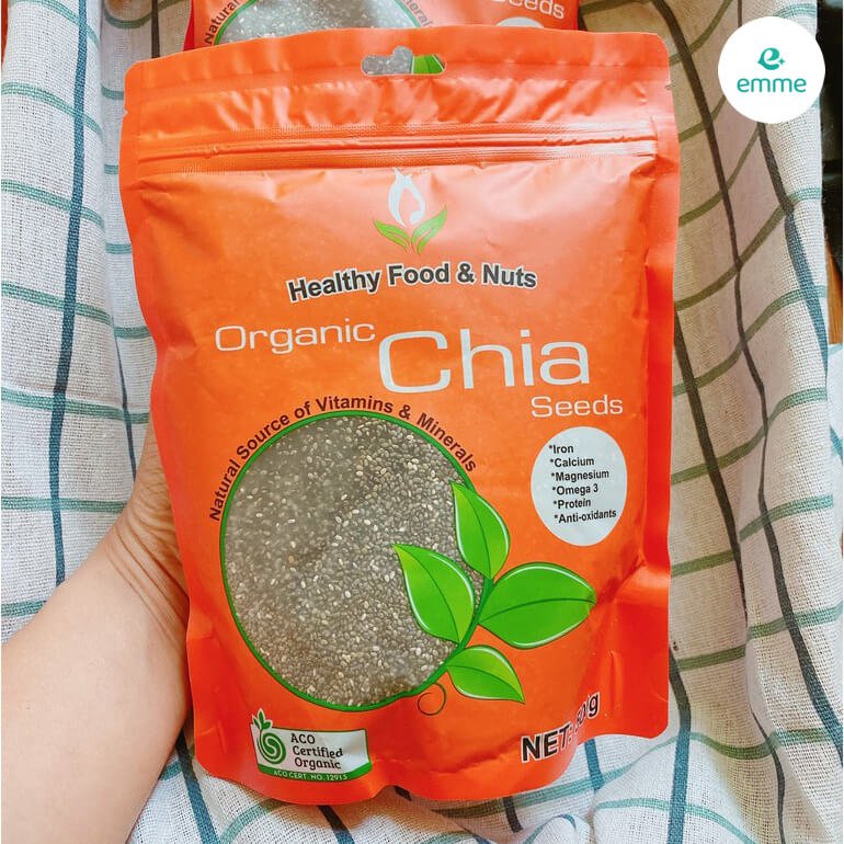 Hat Chia Úc Healthy Food &amp; Nuts Organic Giàu dinh dưỡng mang lại nhiều tác dụng tốt cho sức khỏe