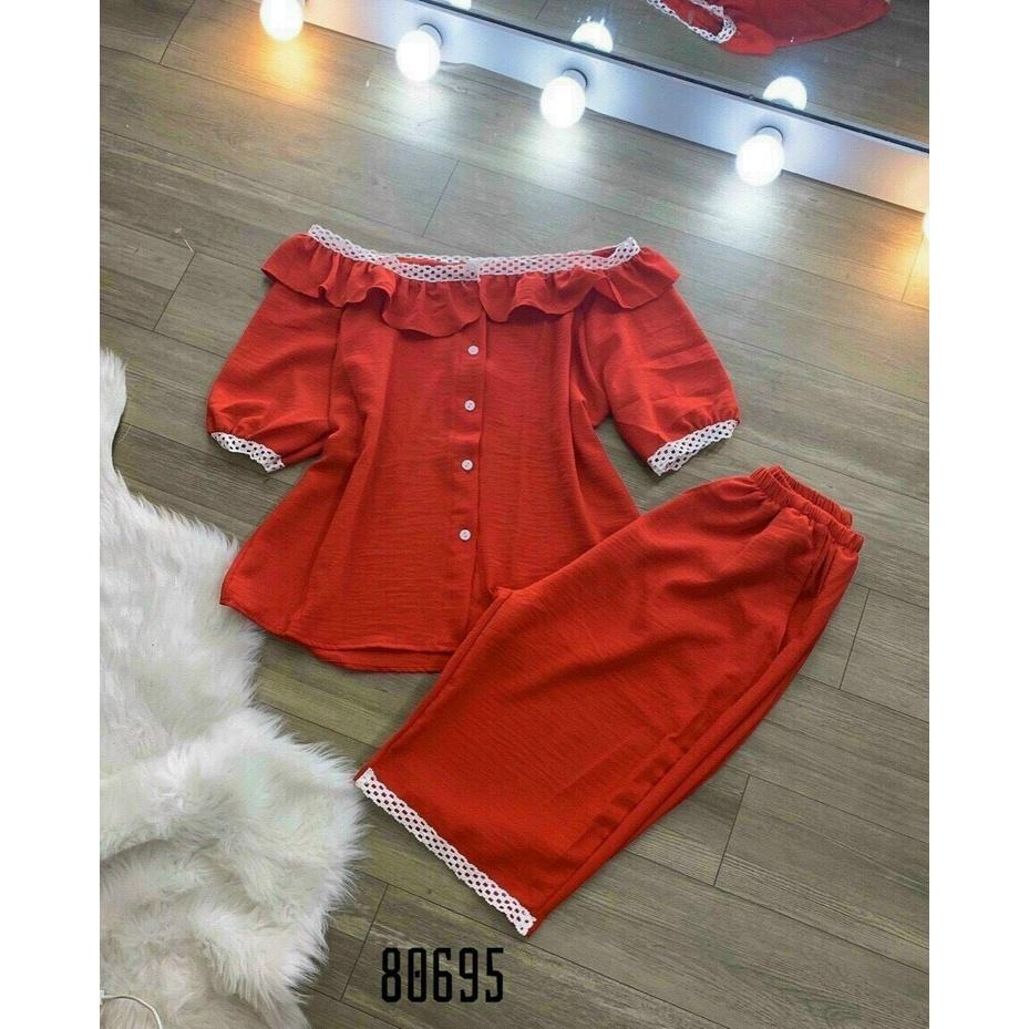 SET BỘ ĐỒ NỮ MẶC NHÀ CỰC XINH CHO CÁC CHỊ EM