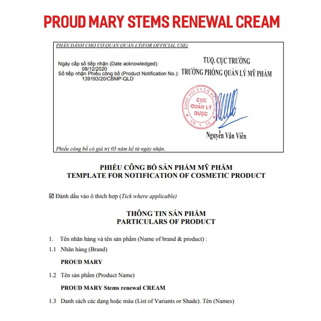 Bộ chăm sóc da cải thiện độ đàn hồi cho da Proud Mary Stems Renewal Set.