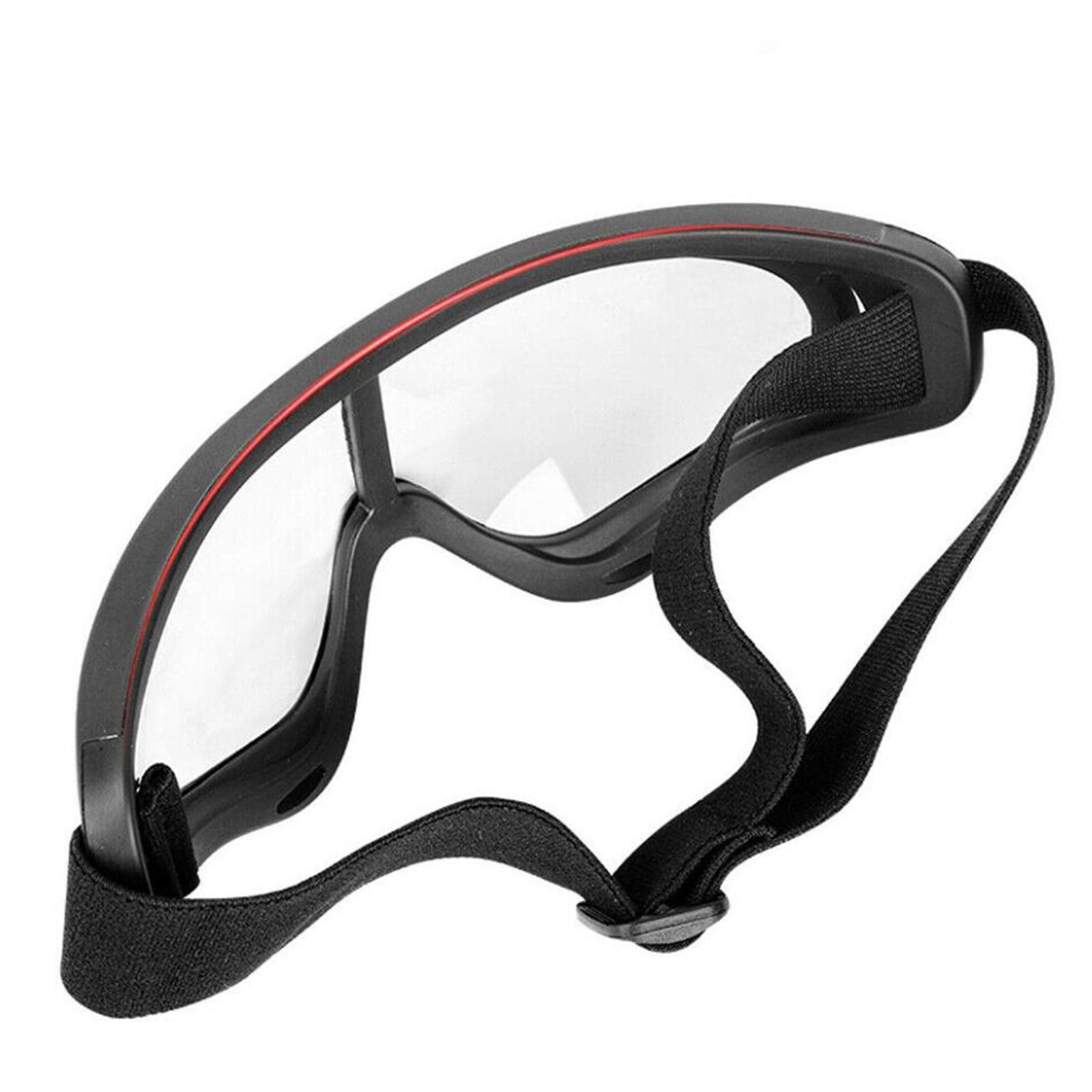 Protective Goggles Safety Anti Fog/Splash/Scratch Goggle Over Glasses Clear Eye Protection-Perfect for Construction, DIY, Shooting, Welding, Lab