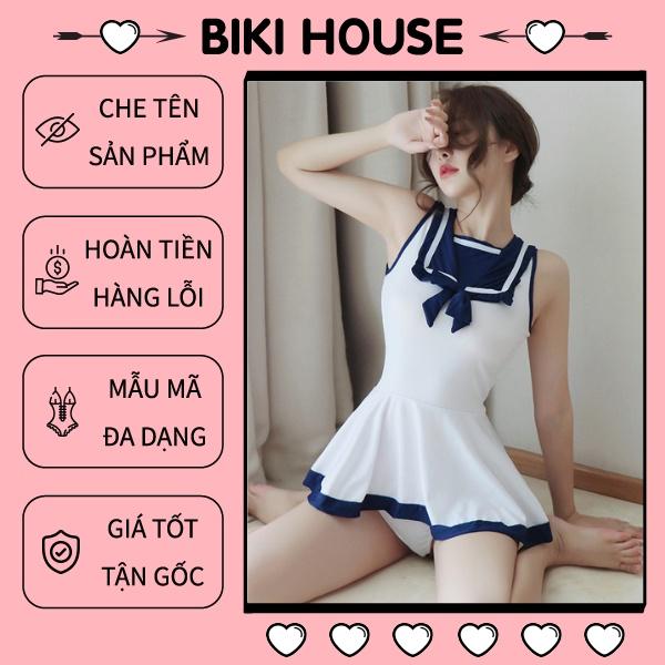Váy cosplay học sinh sexy đáng yêu đầm xòe hóa trang nữ sinh dễ thương gợi cảm BIKI HOUSE N768 - HCM - Giao Hỏa Tốc