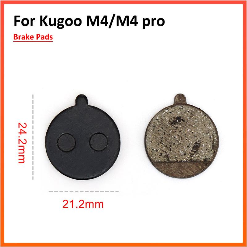 Bóng phanh Các bộ phận thay thế cho Kugoo M4 Pro Sổ tay xe điện gấp Kickscooter caliper phanh BRAKE Color: 2 Pairs