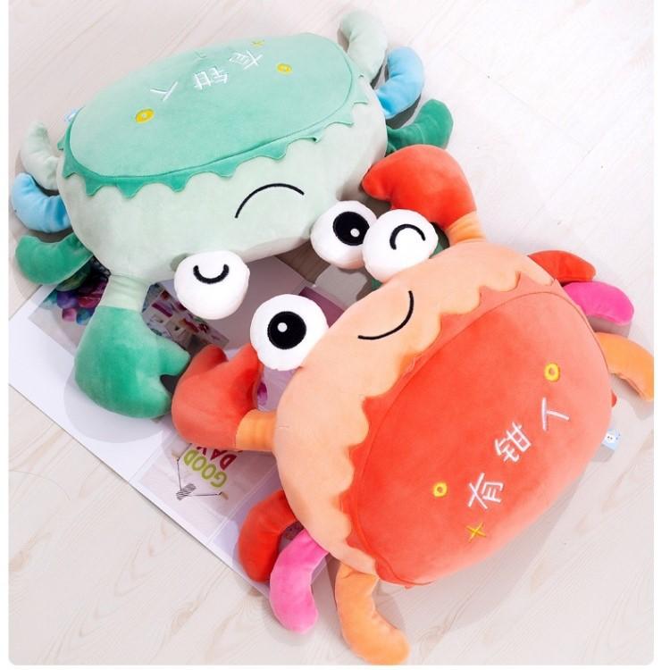 Chăn Gối Văn Phòng Hình Con Cua 3in1, Gối Kèm Mền Hàng Nhập Khẩu Vải Nhung Mịn