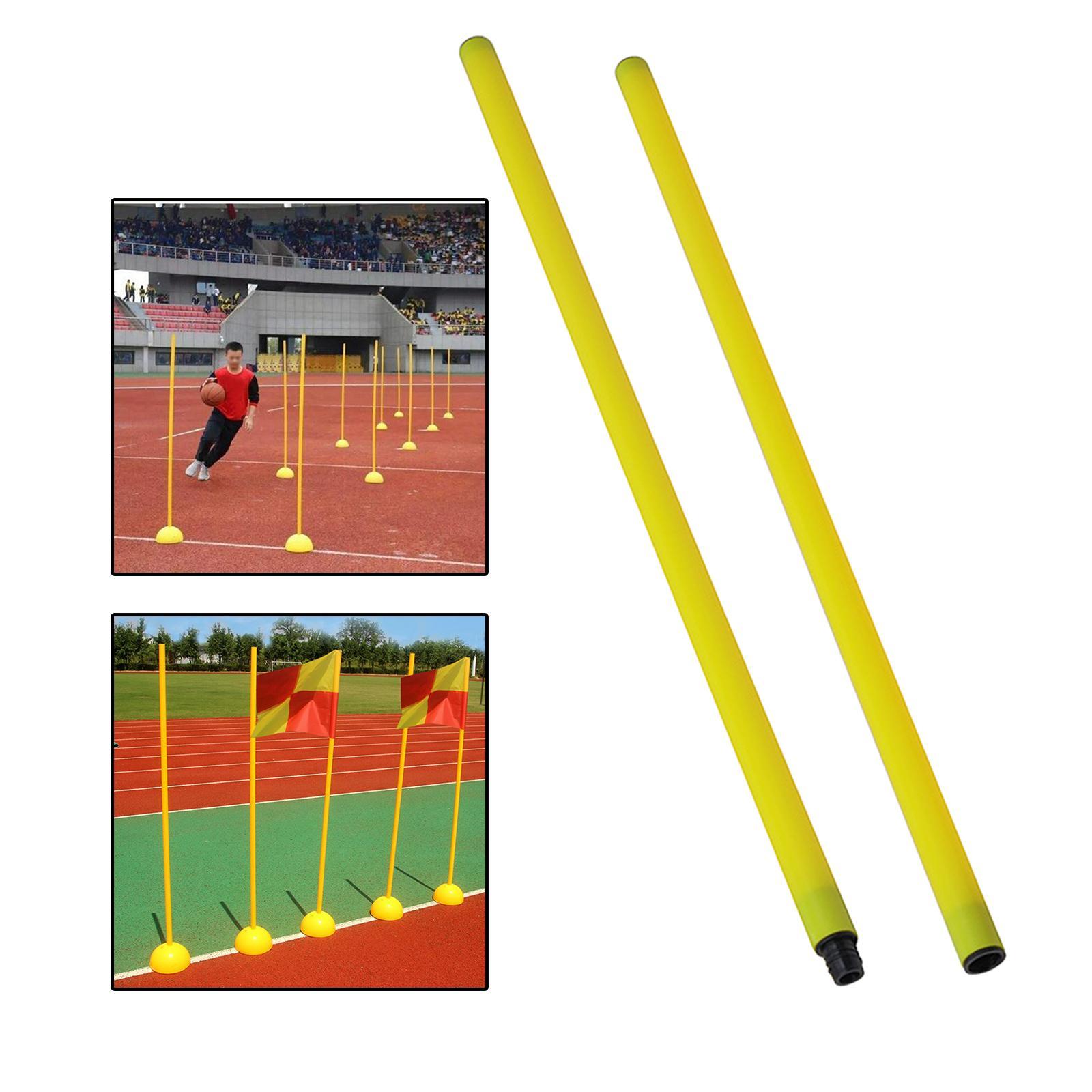 Soccer Training Markers Training Supply Sports Training Pole PVC for Soccer