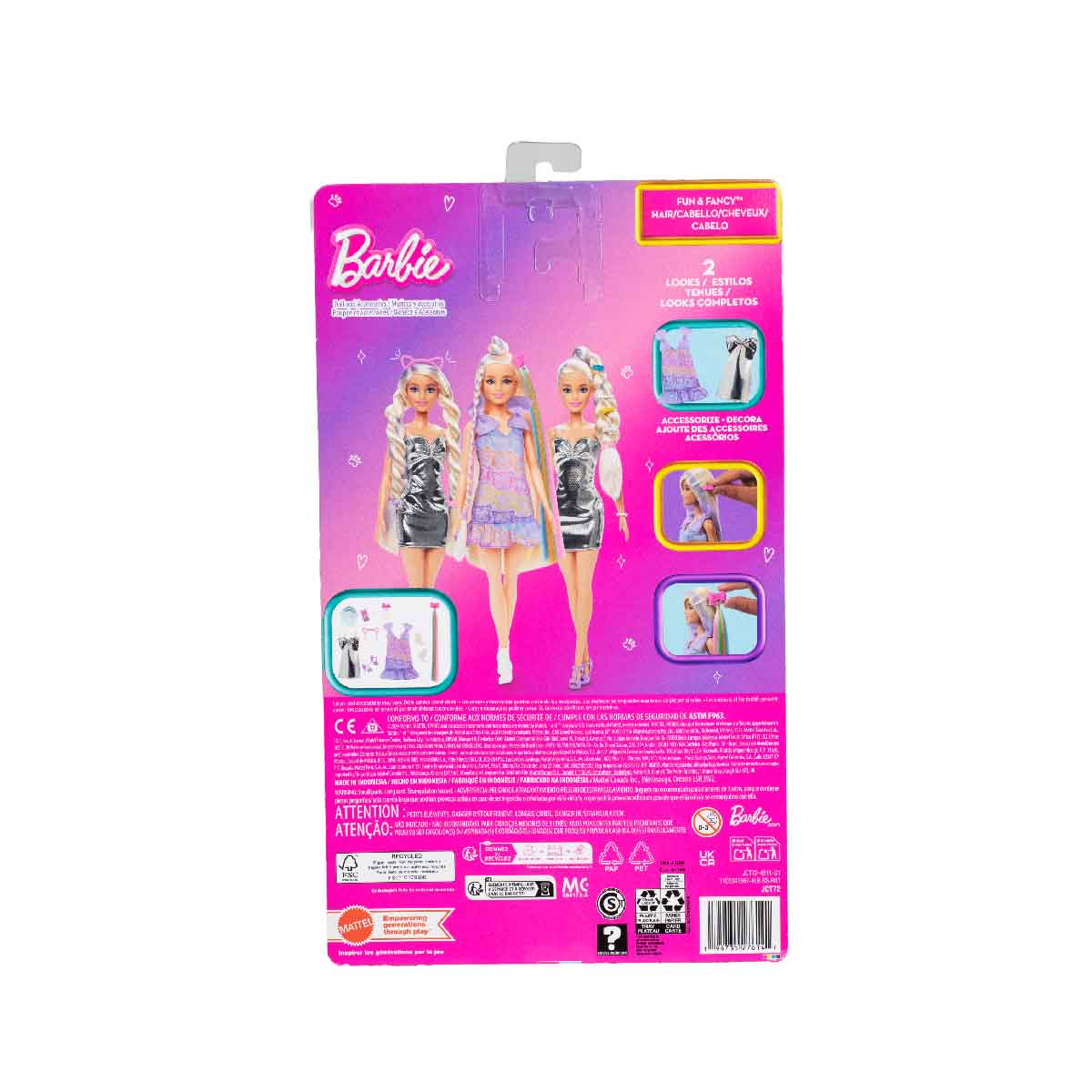Búp Bê Barbie Và Mái Tóc Sành Điệu BARBIE JCT72