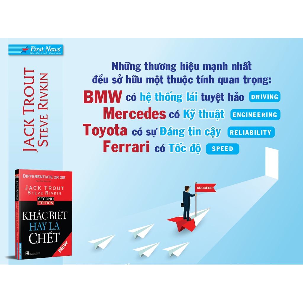 Combo 22 Quy Luật Bất Biến Trong Marketing + Khác Biệt Hay Là Chết - Bản Quyền