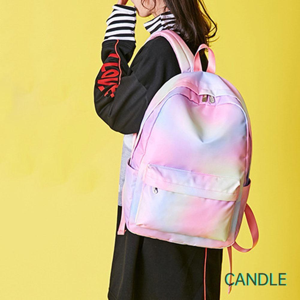 Balo Du Lịch Cỡ Lớn Chống Thấm Nước Màu Gradient Cho Nữ