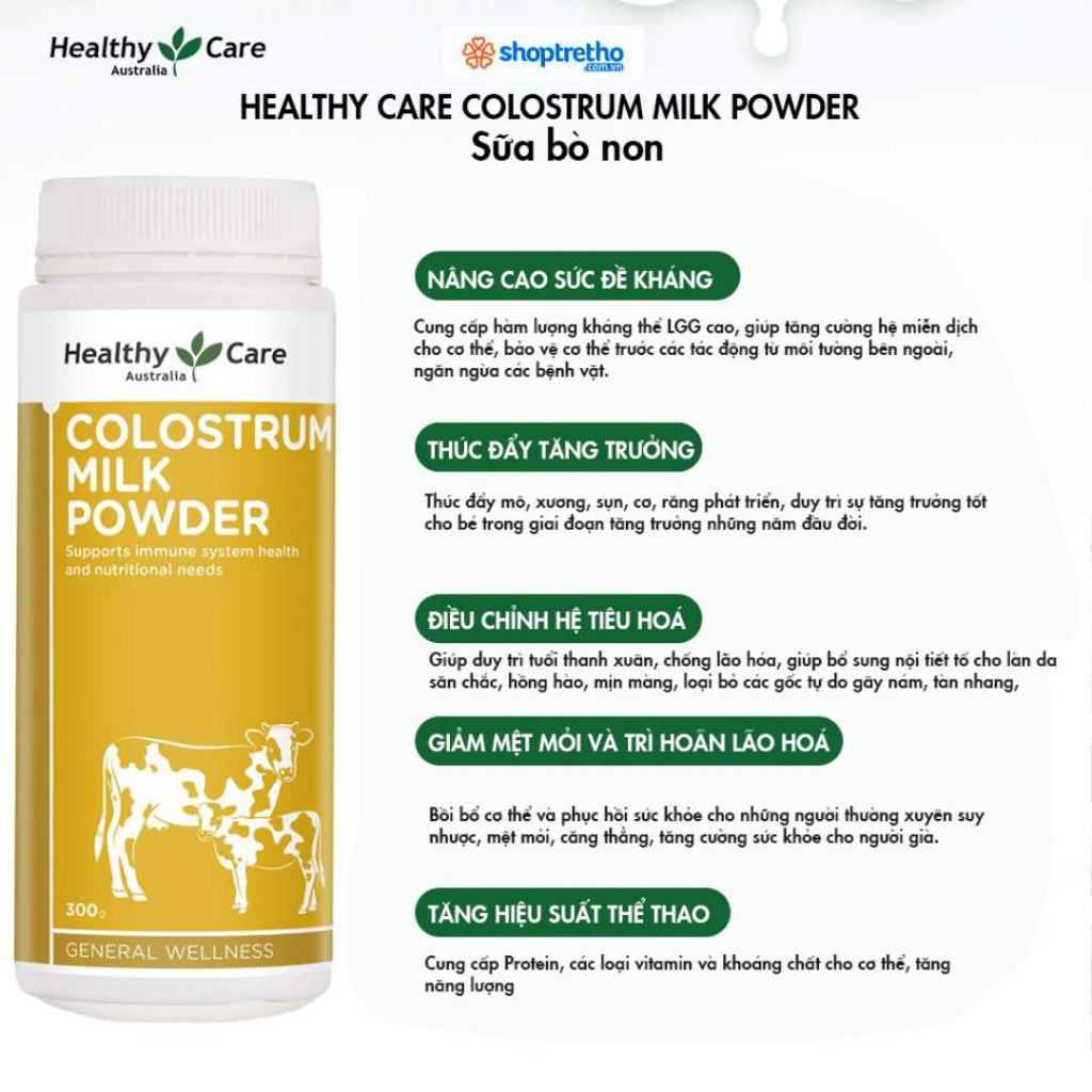 Sữa non Healthy Care Colostrum Milk Powder 300g
