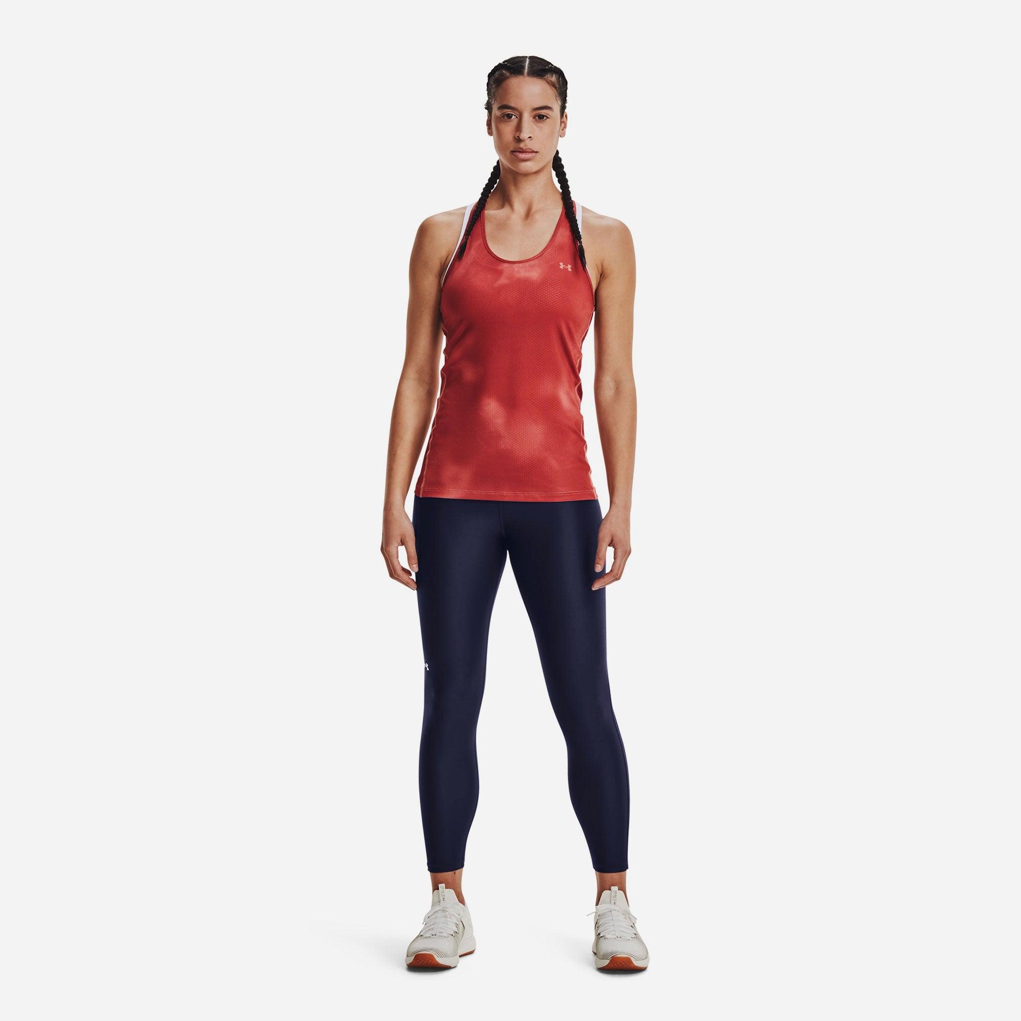 Quần legging thể thao nữ Under Armour Heatgear Armour No-Slip Waistband Ankle - 1365335-410