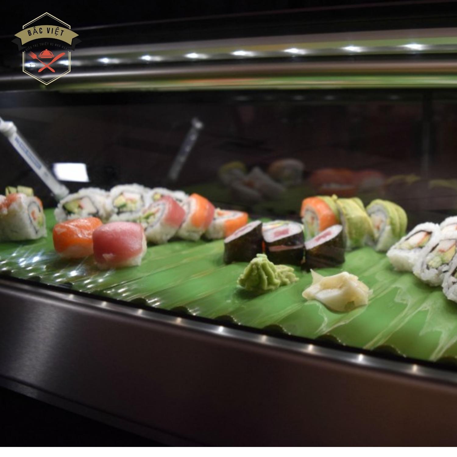 Tủ trưng bày sushi để bàn cao cấp, tủ sushi