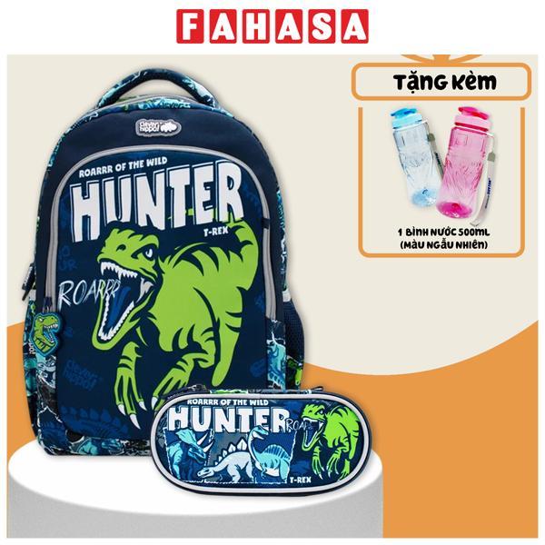 Combo Ba Lô Easy Go + Bóp Viết Chiến Binh Khủng Long Clever Hippo - Trung Học (Tặng Kèm Bình Nước 500ml)