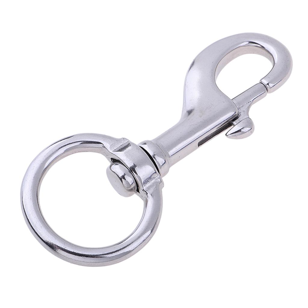 316 Stainless Steel Swivel Eye Bolt Snap Hook 120mm Dog Leash Swivel Clip