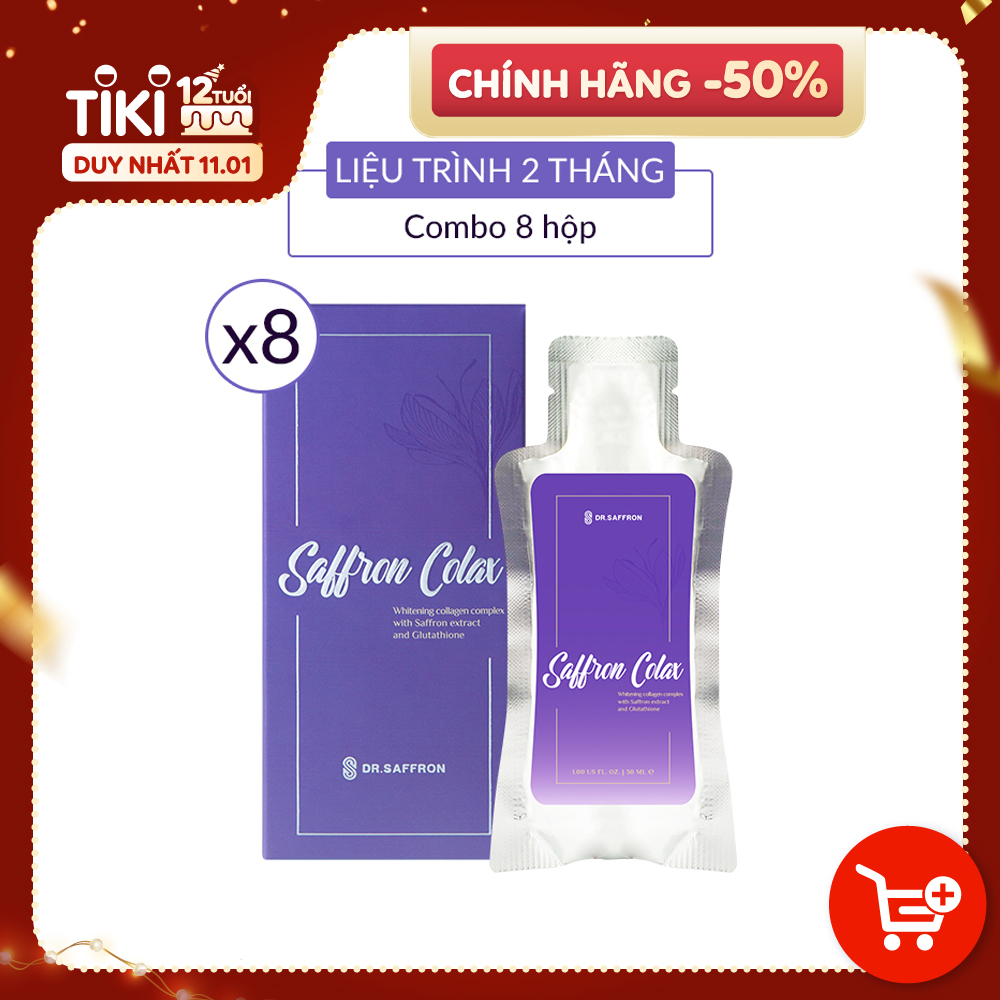 Saffron Collagen Colax Liệu Trình 2 Tháng