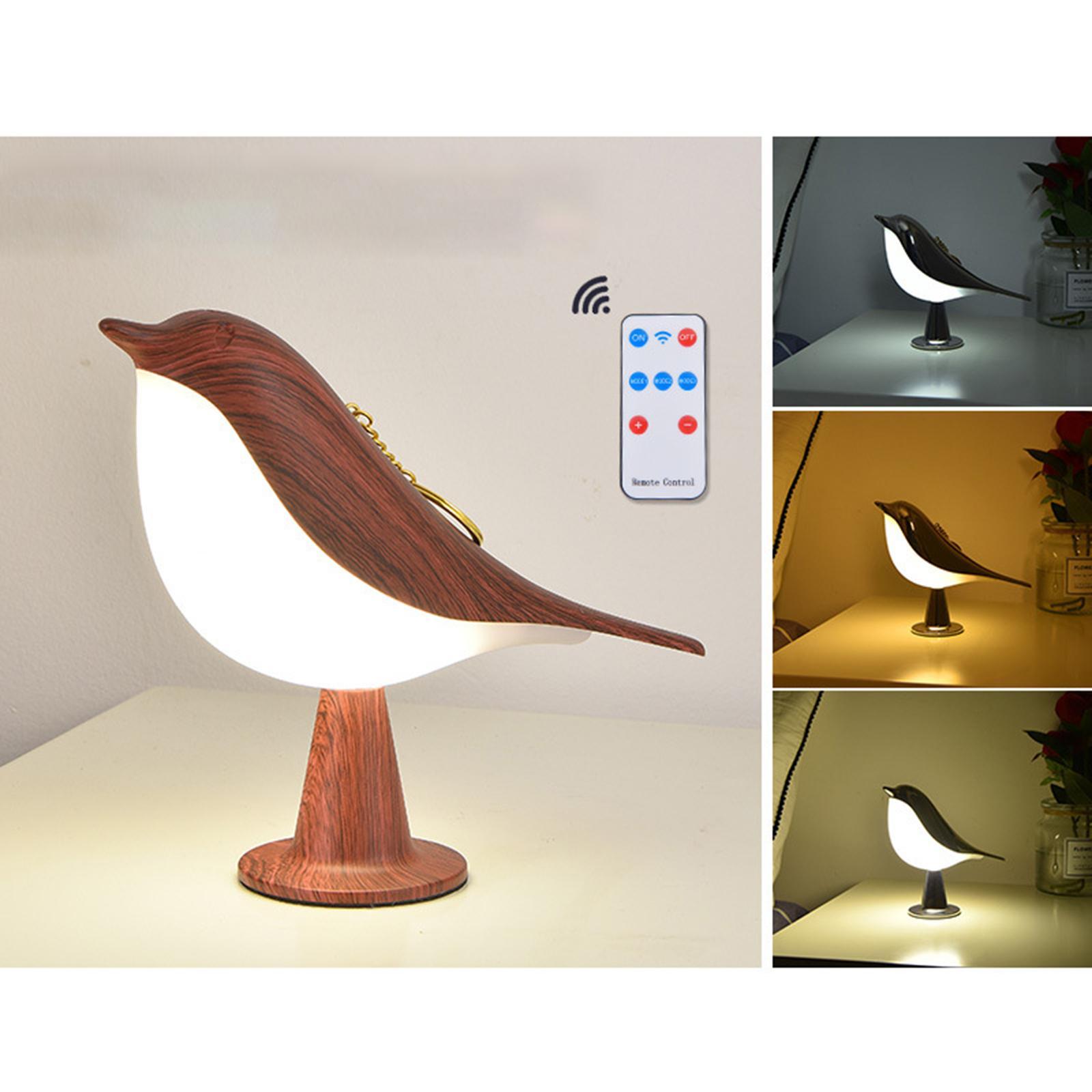 Table Lamp LED Nightlight Remote Control Bedroom Dimmable USB Desktop Light