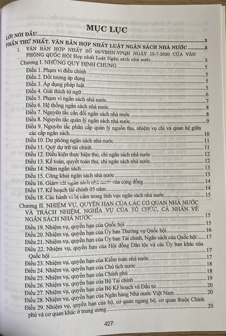Hệ Thống Mục Lục Ngân Sách Nhà Nước