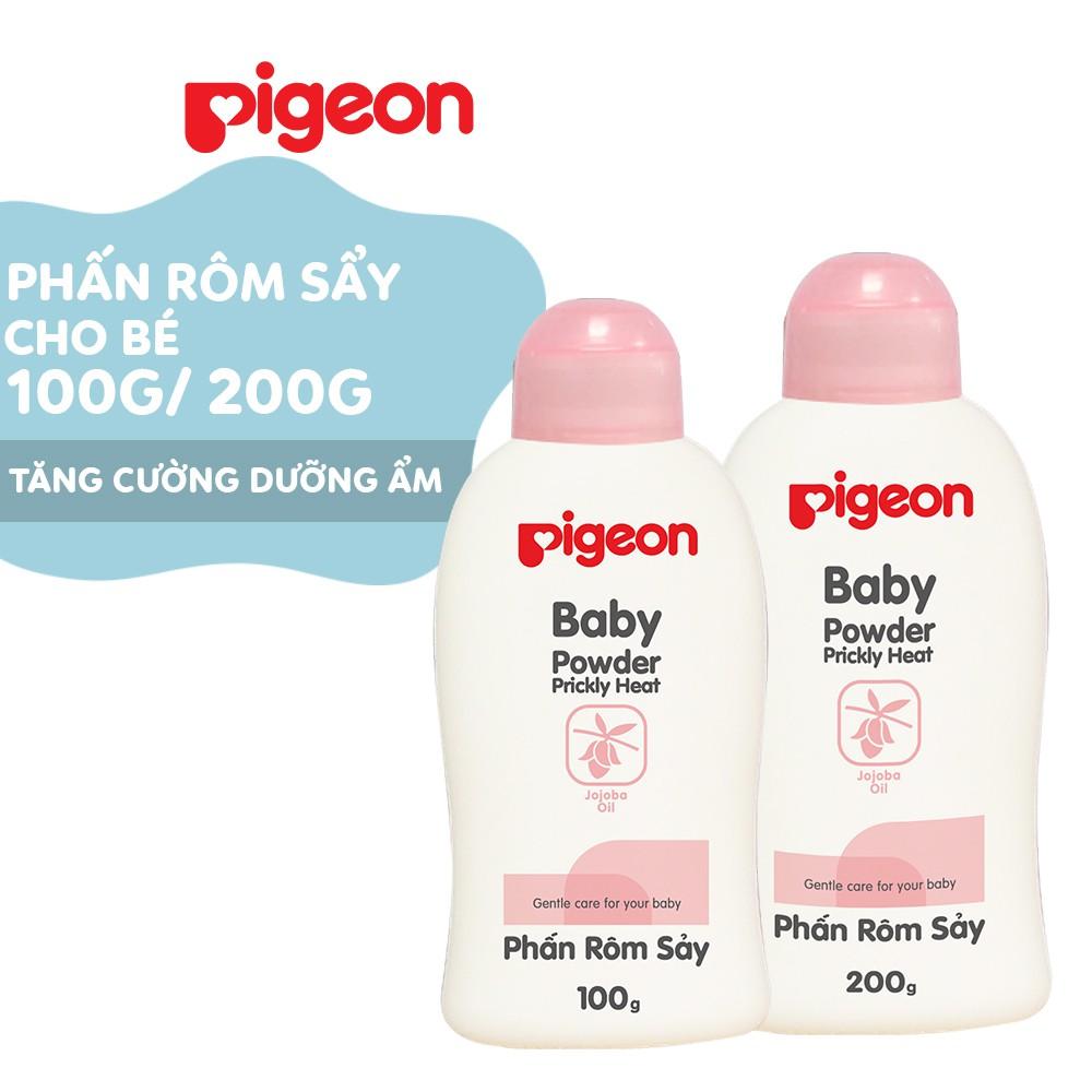 Phấn rôm sẩy Pigeon nắp màu 100g/200g