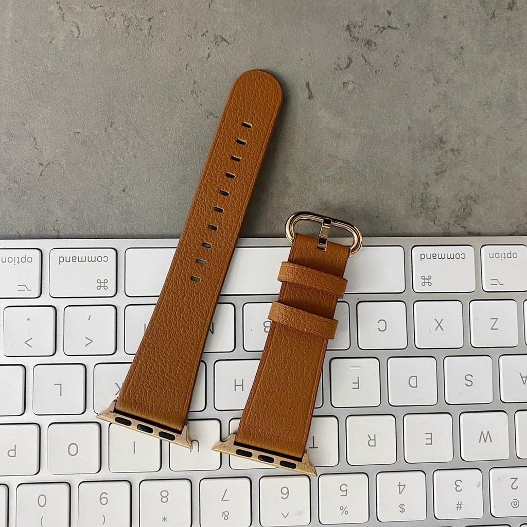 Bộ sưu tập dây da màu nâu cực đẹp dành cho apple watch