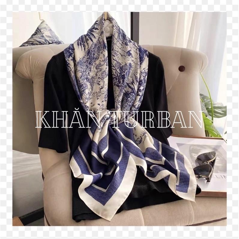 Khăn choàng cổ đa năng che nắng thanh lịch cao cấp size 108x108cm