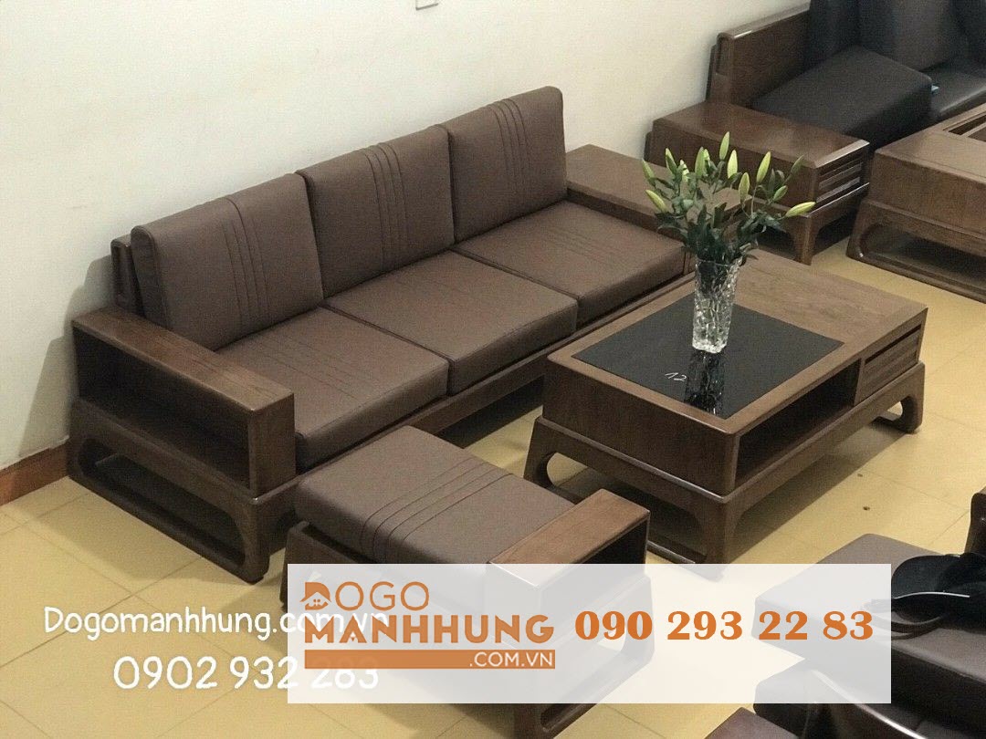 Bộ Bàn Ghế Sofa Gỗ Sồi Ms 9.9