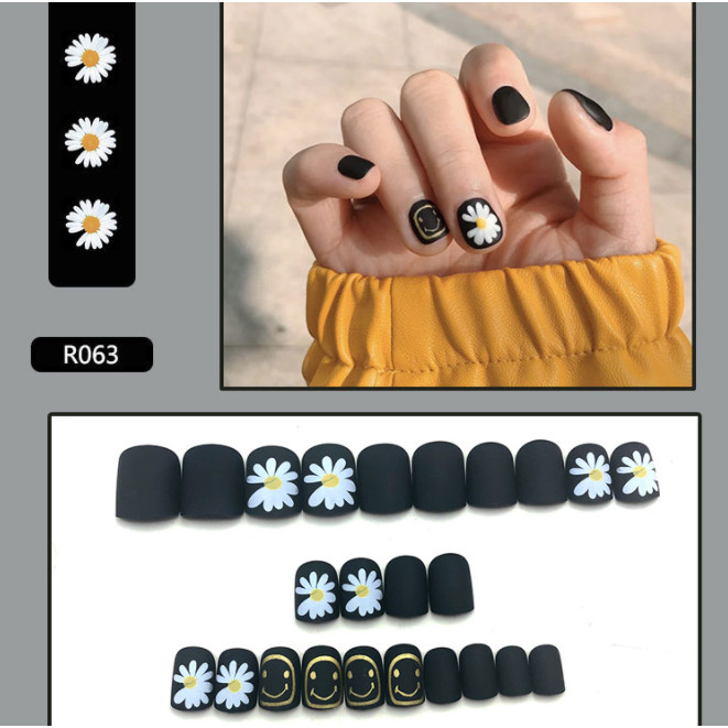 Bộ 24 móng tay giả nail thơi trang