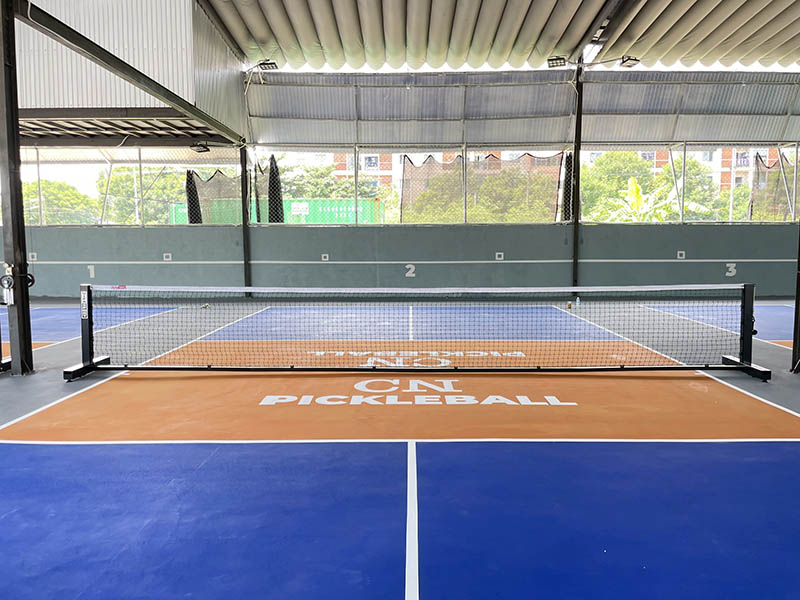 Trụ pickleball Vifa 303704P nặng 35kg, kích thước thép hộp vuông 80*80, đạt tiêu chuẩn,dễ dàng tháo lắp khi cần thiết