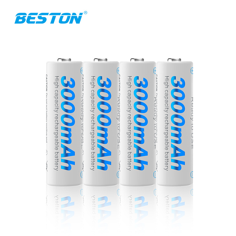Pin Sạc Beston Aa Aaa, Sạc Pin Chính Hãng Beston, Bảo Hành 1 Năm Mic Không Dây, Máy Ảnh, Điều Khiển Pin 1.2V - Vỉ 4 Pin Aa3000