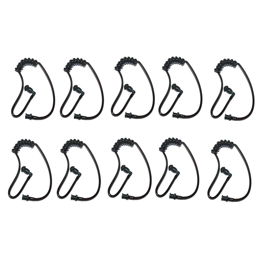 10 Pieces PTT Acoustic Tube in Earphones for / / Walkie Talkie
