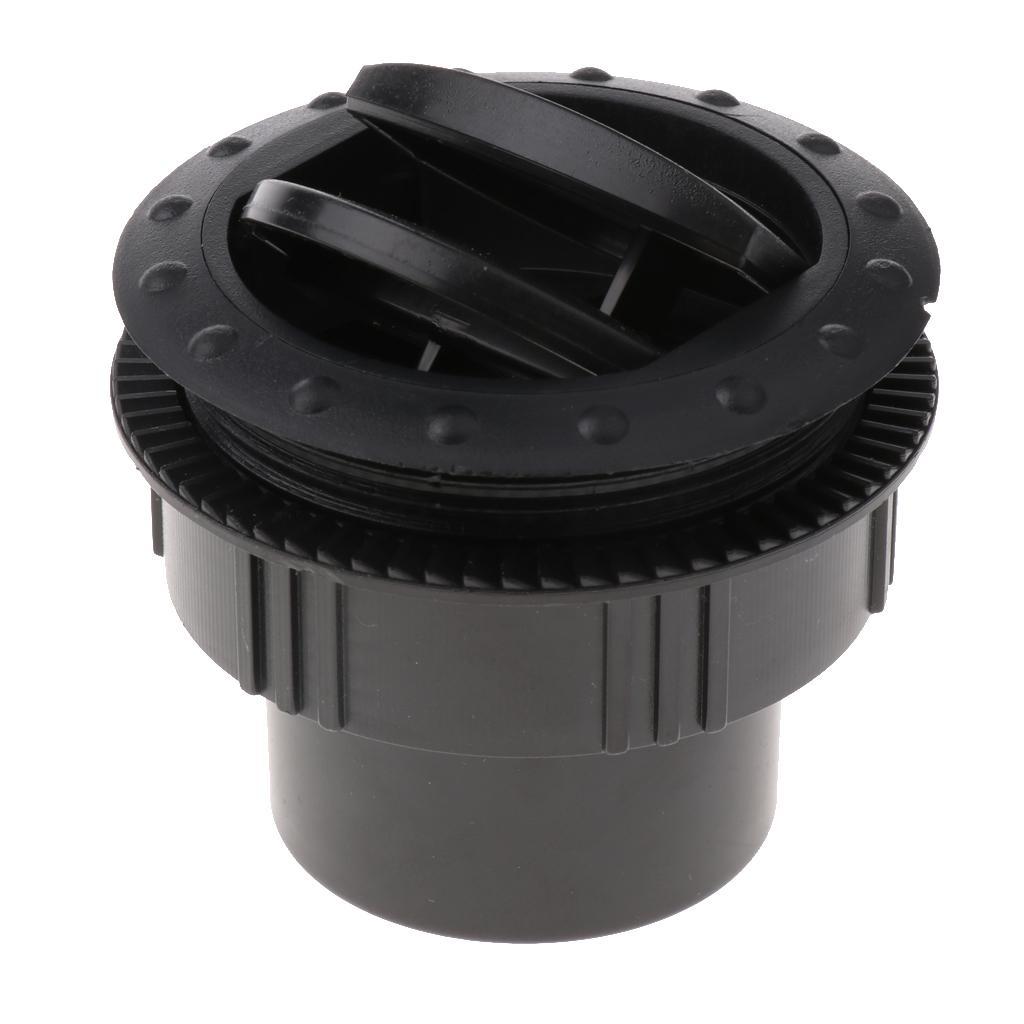 RV Motorhome Truck Trailer Interior Air Vent Exhaust Outlet Black