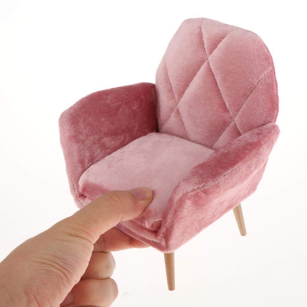1/6 Pink Dollhouse Single Sofa Japanese-style