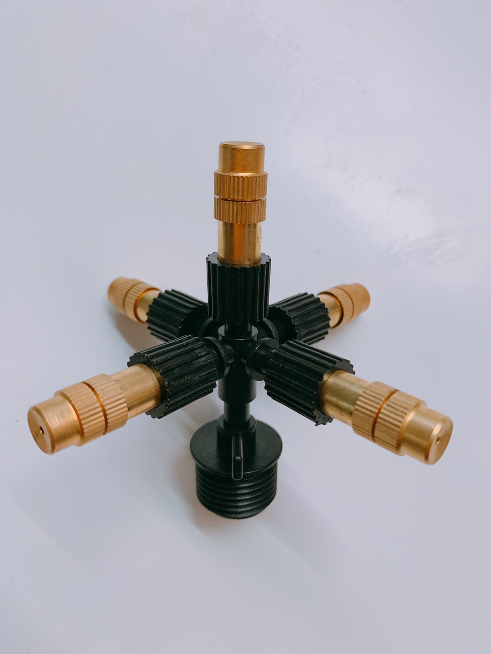 5 đầu phun sương 5 hướng đồng loại 1 chân ren 21mm