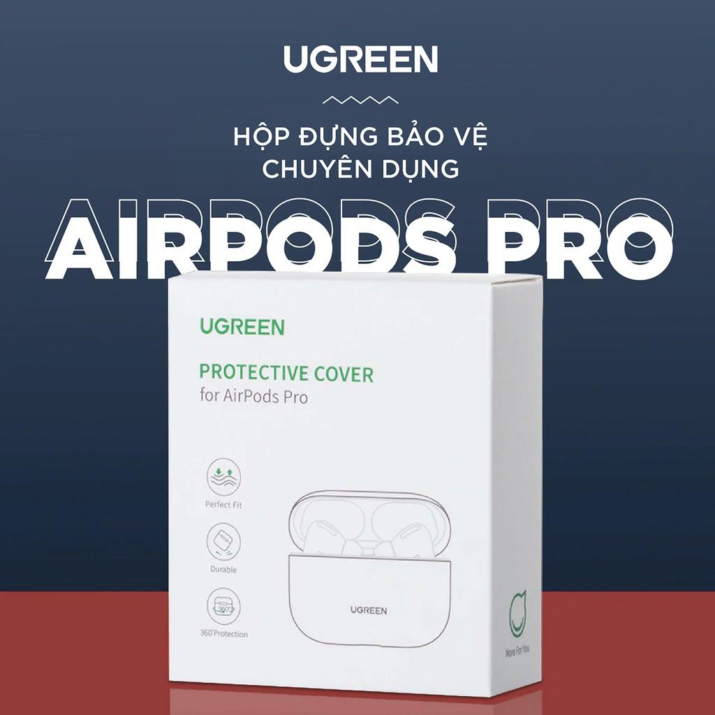 Hộp đựng bảo vệ chuyên dụng cho tai nghe Airpods Pro hỗ trợ sạc dây và không dây UGREEN LP324 80513- Hàng chính hãng