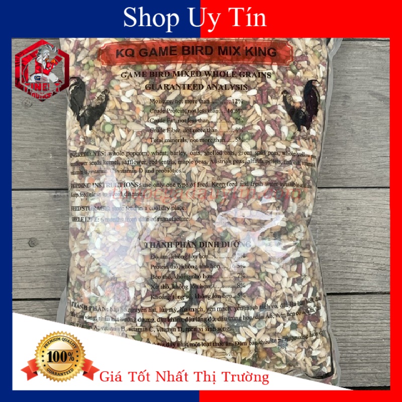 Ngũ Cốc Gà Đá GameBird KQ King Túi 2.268kg