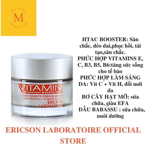 Mặt nạ kem giàu dưỡng chất & Vitamin dành cho da mặt mệt mỏi,thiếu sức sống VITAMIN ENERGY.Deep Density Cream Mask E1866