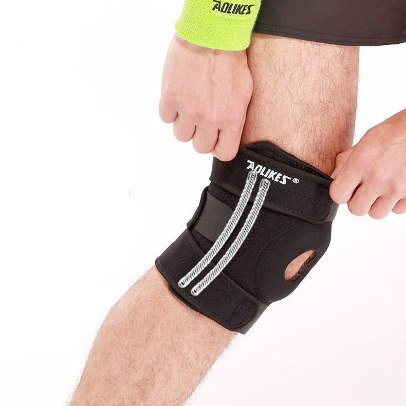 Đai bó bảo vệ khớp đầu gối AOLIKES A-7618 Four spring Sport knee protector