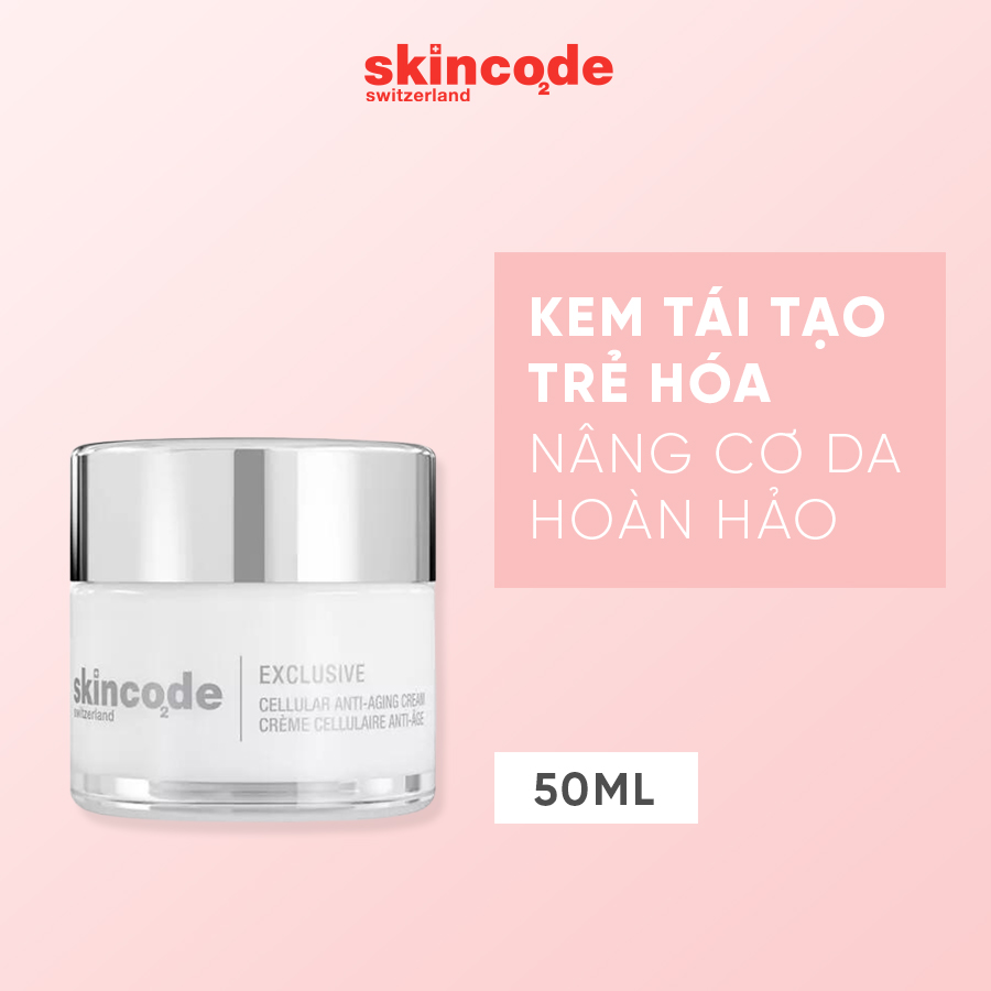 Kem nâng cơ xóa nhăn trẻ hóa da Skincode Exclusive Cellular Anti-Aging Cream 50ml - MS 5011,2