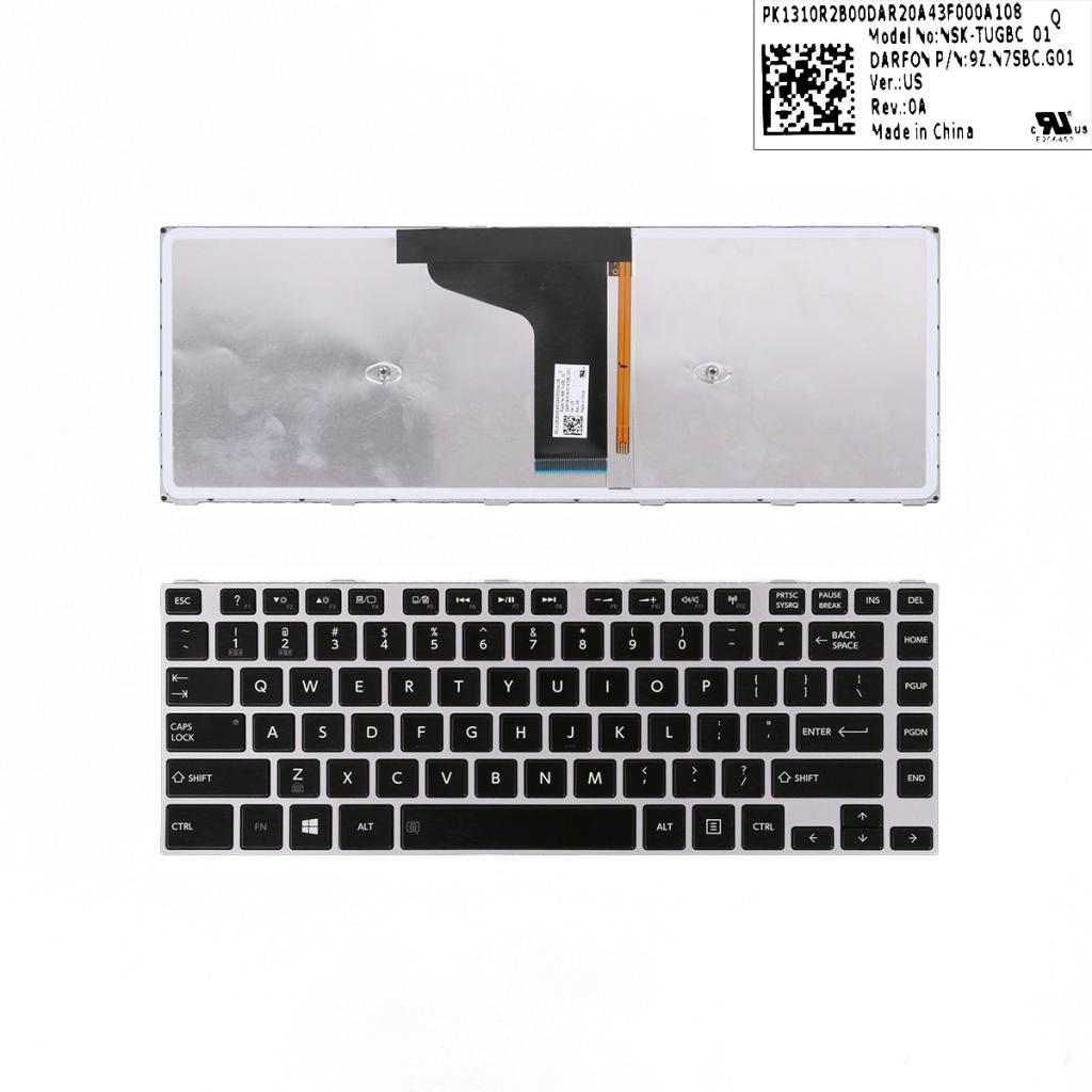 US Layout Keyboard Replacement for Toshiba Satellite E40-A Replace Black