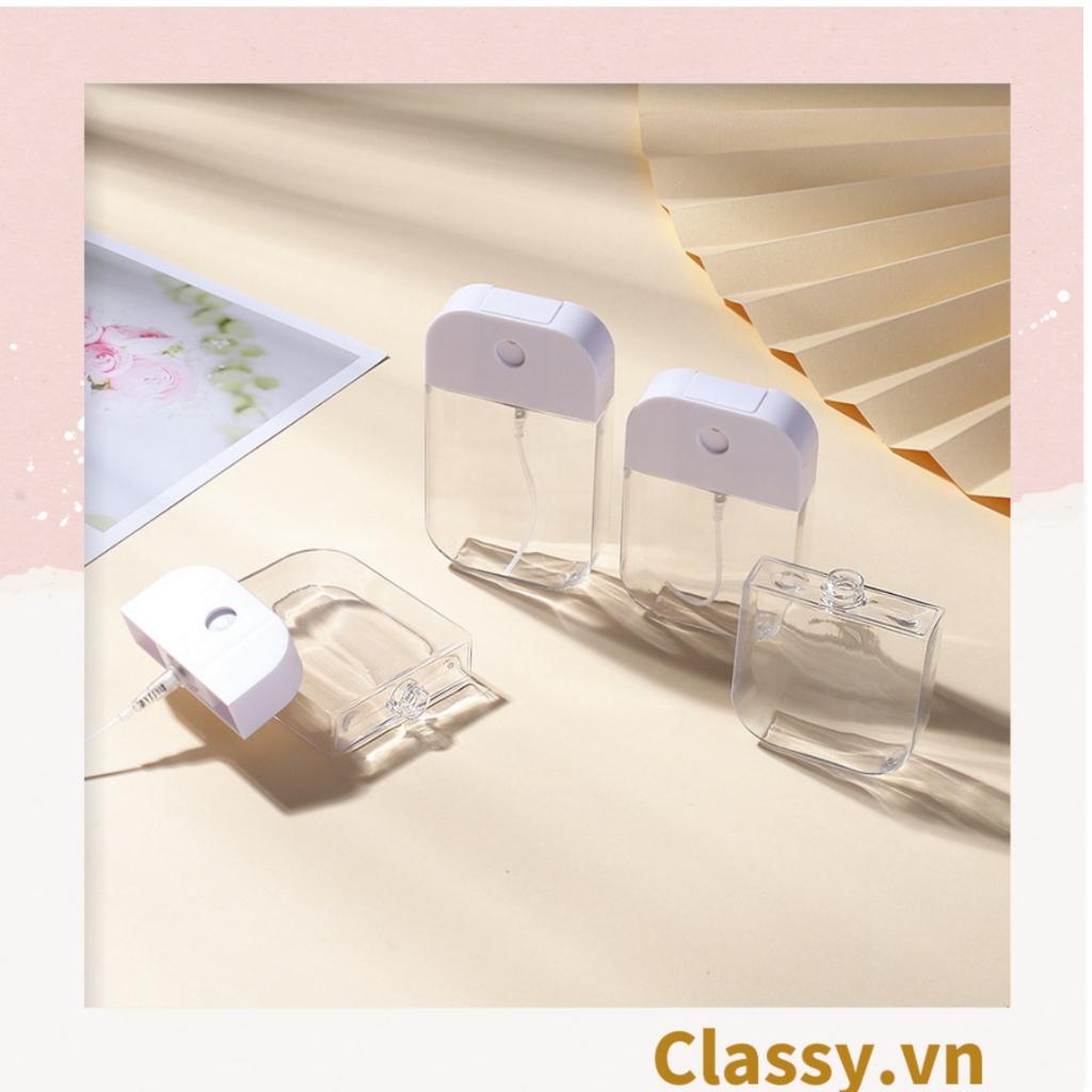 Bình xịt dạng phun sương  Classy 45ml, dùng để chiết mỹ phẩm tiện lợi mang theo bên người PK1255