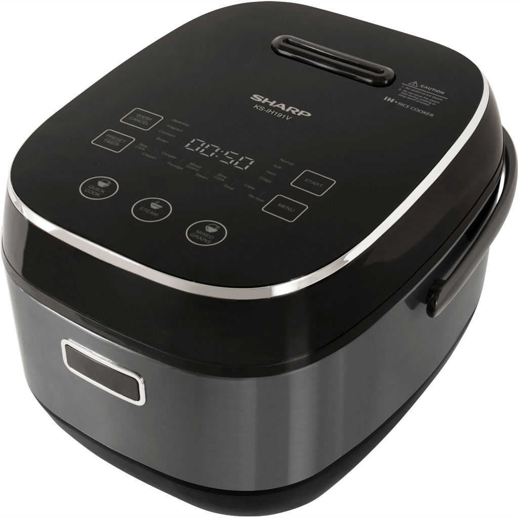 Nồi cơm điện cao tần Sharp 1.8 lít KS-IH191V-BK - Hàng Chính Hãng