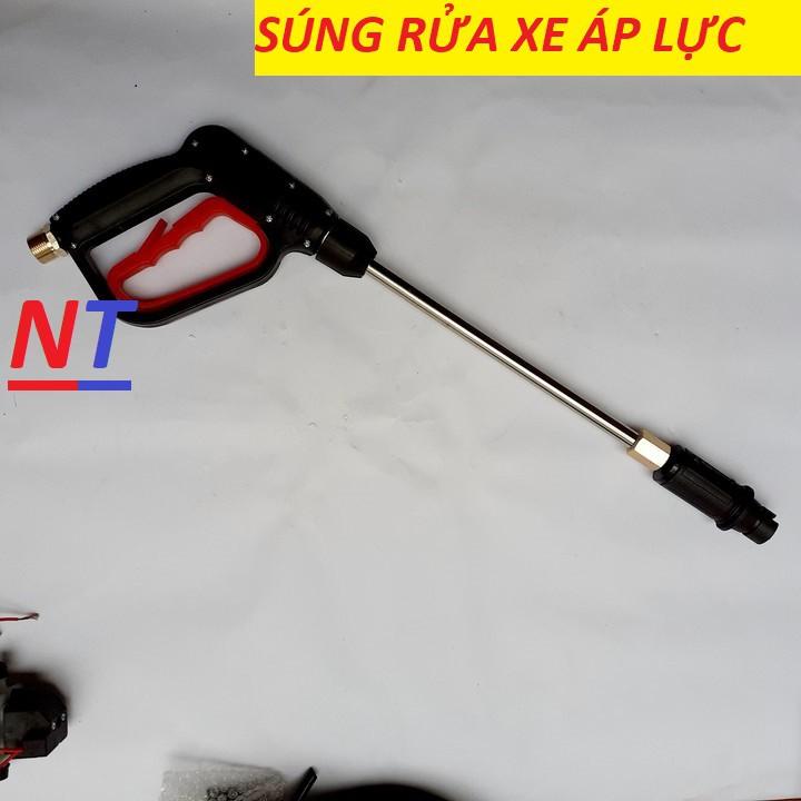 Dụng cụ xịt rửa xe áp lực cao Ren 22mm(cò đỏ dài)