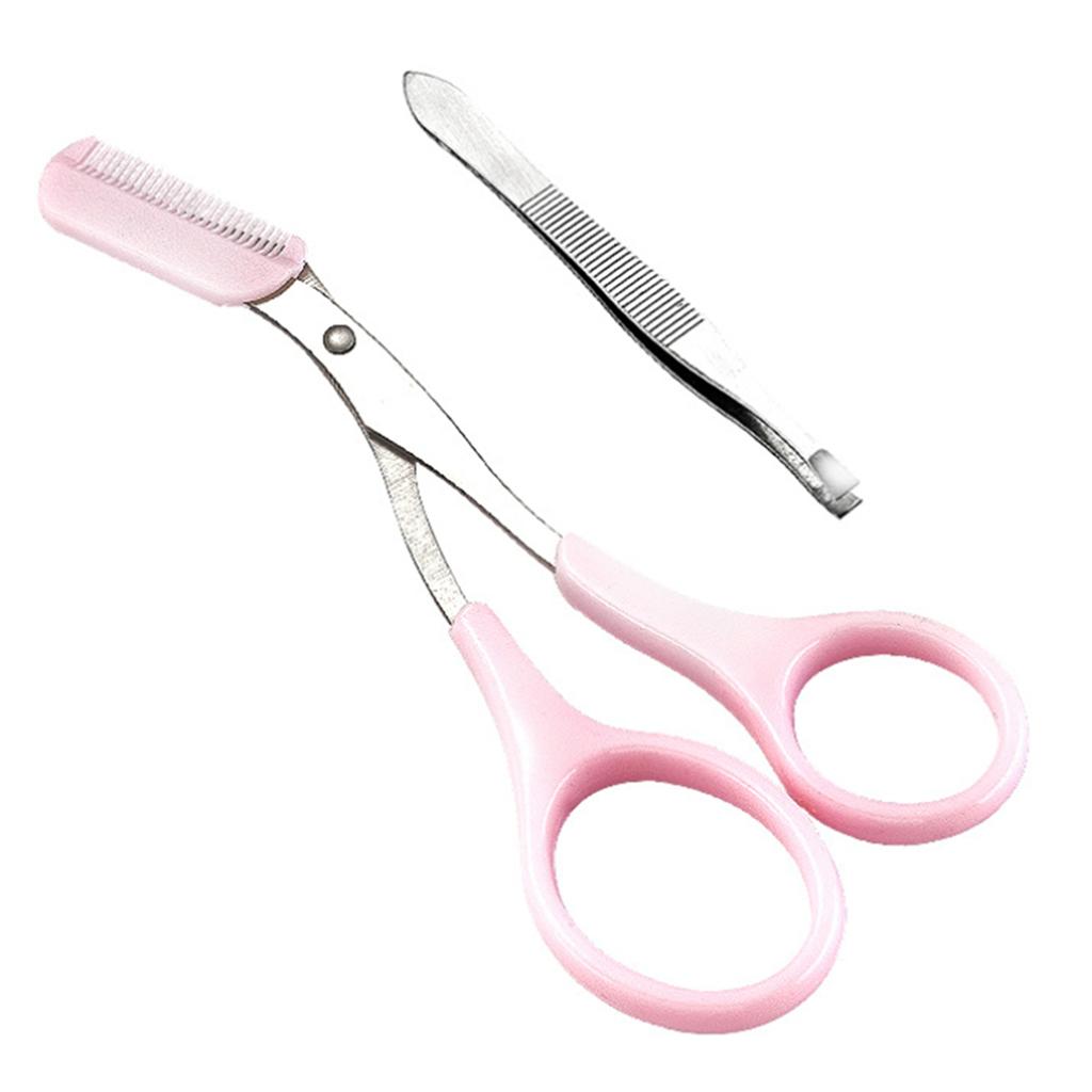 10x 10 In 1 Eyebrow Tools Tweezers Safe Scissors Razors