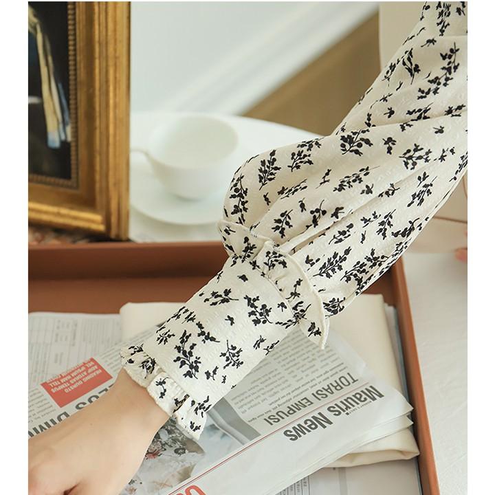 Váy hoa nhí cổ tàu vintage quảng châu sang chảnh / váy suông