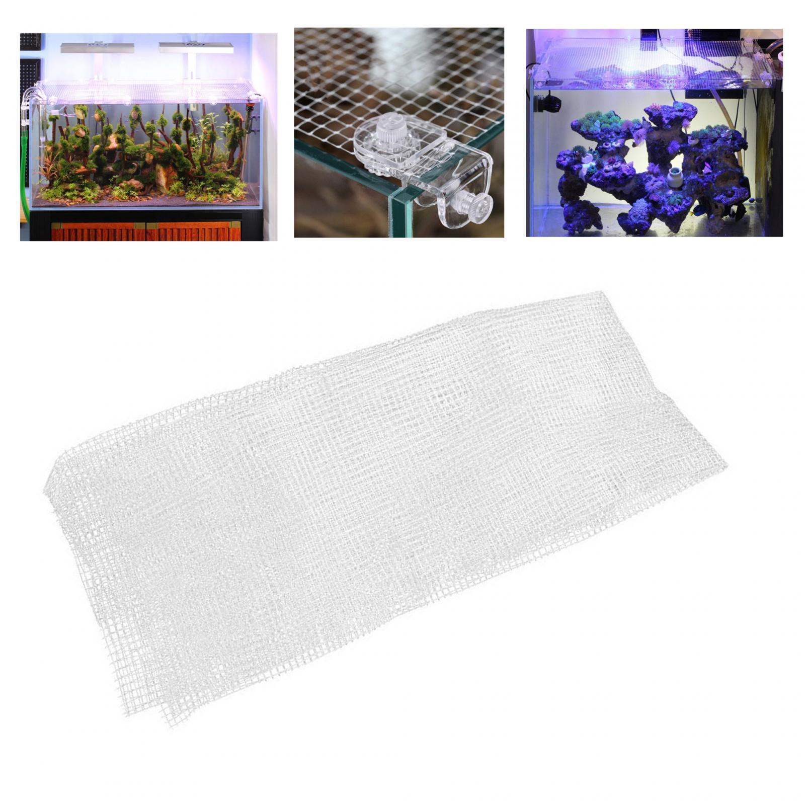 Aquarium Cover Fish Guard Anti-escape Sturdy Clear Aquarium Screen Accessory