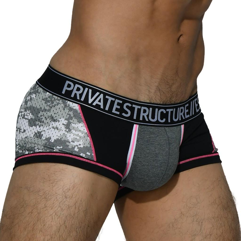 Quần lót nam cao cấp Private Structure họa tiết lính rằn ri Men's Underwear Military Trunk SMUY4021