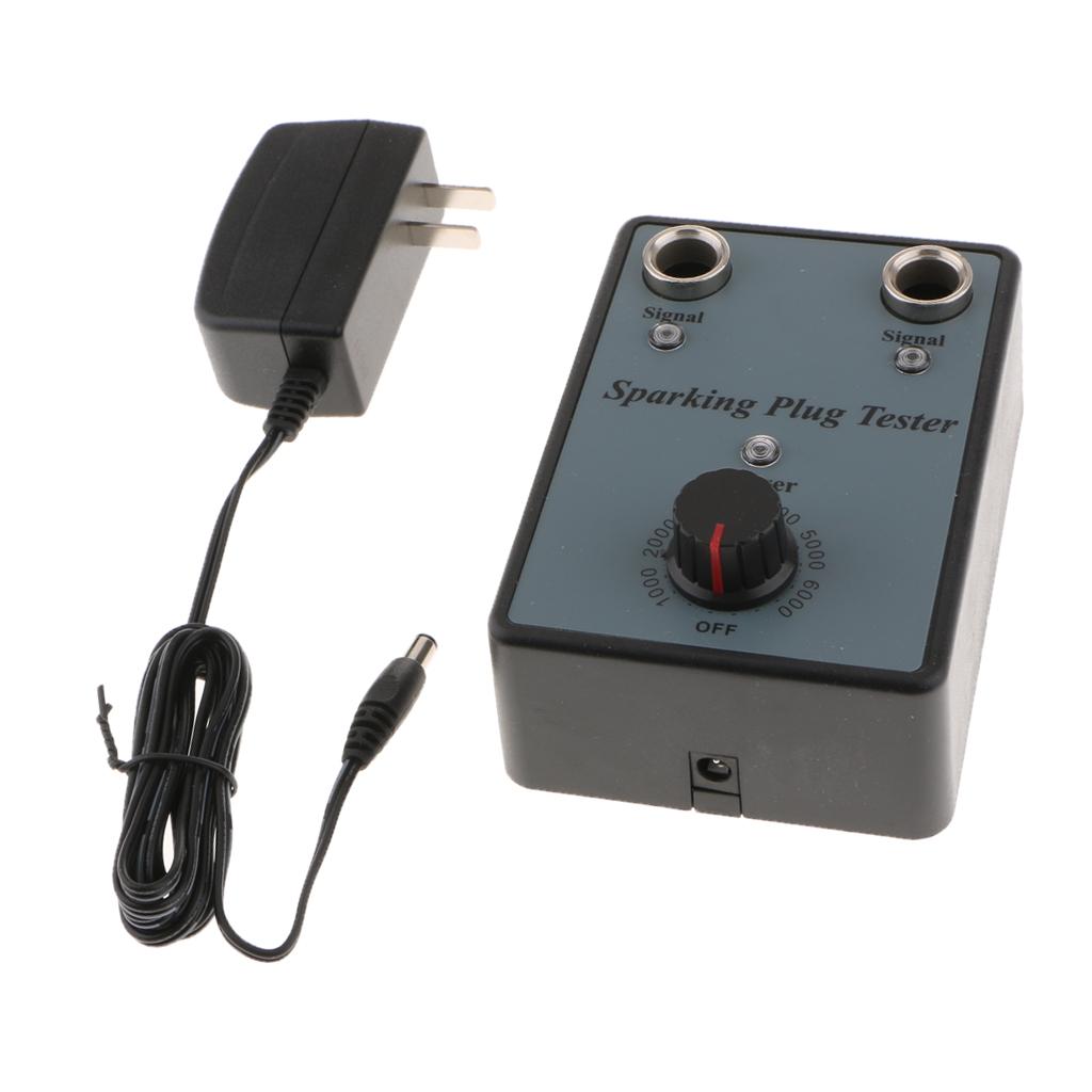 Dual Hole Spark Plug Tester Detector Ignition Plug Analyzer Diagnostic Tool